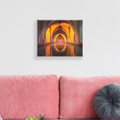 unendliche Architektur gewickelt Leinwand (Insitu (Wohnzimmer))