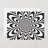 Unendliche Blume Postkarte (Vorne/Hinten)