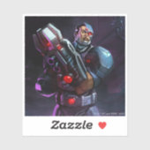 Unendliche Cyborg-Illustration Aufkleber (Blatt)