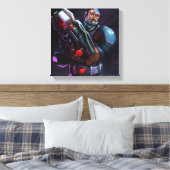 Unendliche Cyborg-Illustration Leinwanddruck (Insitu (Schlafzimmer))
