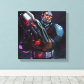 Unendliche Cyborg-Illustration Leinwanddruck (Insitu (Holzboden))