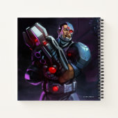 Unendliche Cyborg-Illustration Notizblock (Rückseite)