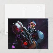 Unendliche Cyborg-Illustration Postkarte (Vorne/Hinten)