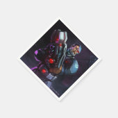 Unendliche Cyborg-Illustration Serviette (Ecke)