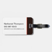 Unendliche Flash-Illustration zur Krise Gepäckanhänger (Rückseite horizontal)