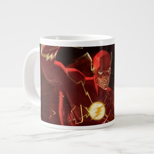 Unendliche Flash-Illustration zur Krise Jumbo-Tasse (Vorderseite Links)