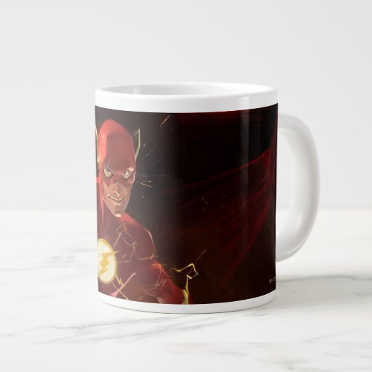 Unendliche Flash-Illustration zur Krise Jumbo-Tasse (Vorderseite Rechts)
