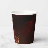 Unendliche Flash-Illustration zur Krise Pappbecher (Rückseite)