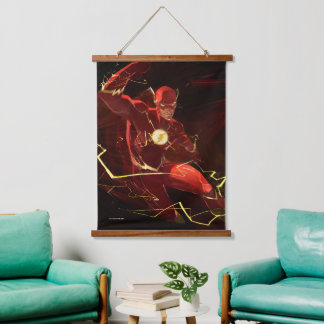 Unendliche Flash-Illustration zur Krise Wandteppich Mit Holzrahmen