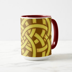 Unendliche Harmonie: Heilige Mandala-Kelten-Symbol Tasse