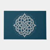 Unendliche Harmonie: Heilige Mandala keltische Sym Fußmatte (Vorderseite)