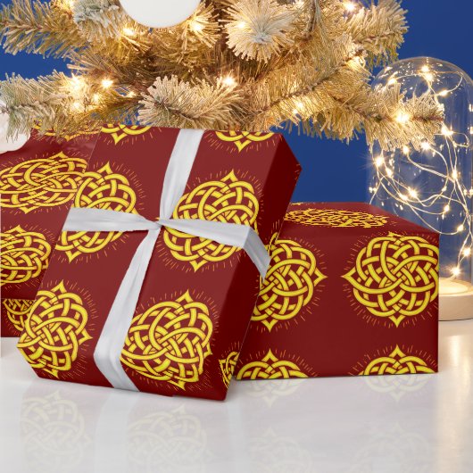 Unendliche Harmonie: Heilige Mandala keltische Sym Geschenkpapier (Feiertage)