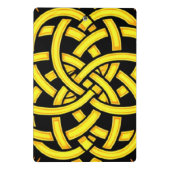 Unendliche Harmonie: Heilige Mandala keltische Sym Mini Klemmbrett (Rückseite)