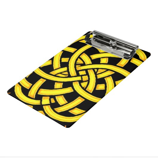 Unendliche Harmonie: Heilige Mandala keltische Sym Mini Klemmbrett (Gewinkelt3)