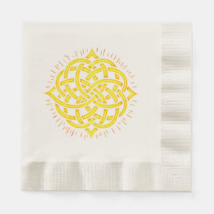 Unendliche Harmonie: Heilige Mandala keltische Sym Serviette