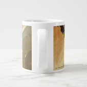 Unendliche Illustration der Atomwunder-Frau in der Jumbo-Tasse (Rückseite)