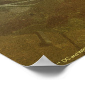 Unendliche Illustration der Atomwunder-Frau in der Poster (Ecke)