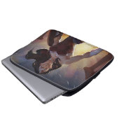 Unendliche Illustration über das Wunder der Frau i Laptopschutzhülle (Vorne Knopf)