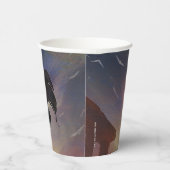 Unendliche Illustration über das Wunder der Frau i Pappbecher (Rechts)