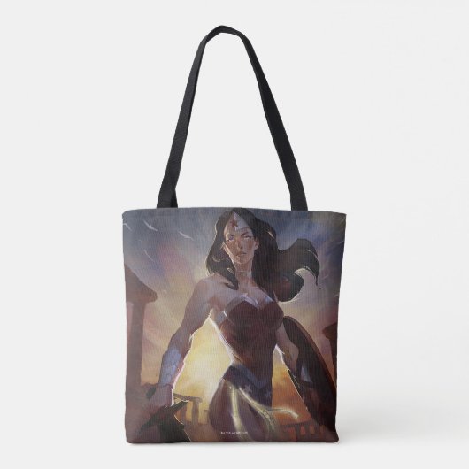 Unendliche Illustration über das Wunder der Frau i Tasche (Rückseite)