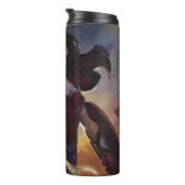 Unendliche Illustration über das Wunder der Frau i Thermosbecher (Nach rechts gedreht)