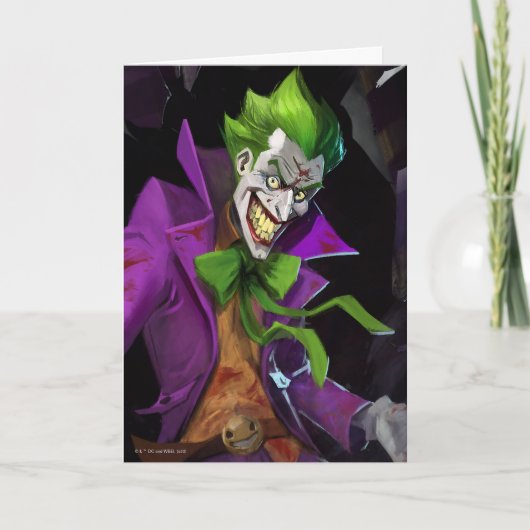Unendliche Illustration über den Joker einer Krise Karte (Vorderseite)