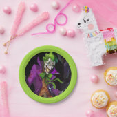 Unendliche Illustration über den Joker einer Krise Pappteller (Party)