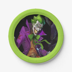 Unendliche Illustration über den Joker einer Krise Pappteller