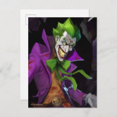 Unendliche Illustration über den Joker einer Krise Postkarte (Vorne/Hinten)