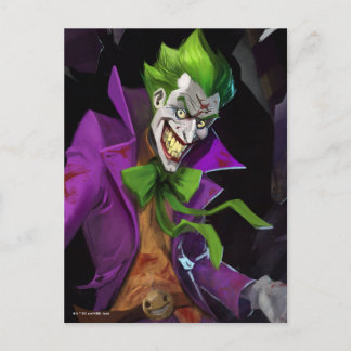 Unendliche Illustration über den Joker einer Krise Postkarte
