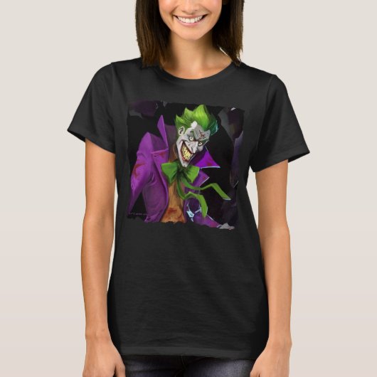 Unendliche Illustration über den Joker einer Krise T-Shirt (Vorderseite)