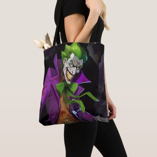 Unendliche Illustration über den Joker einer Krise Tasche (Von Nahem)