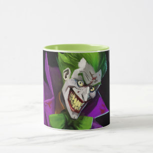 Unendliche Illustration über den Joker einer Krise Tasse