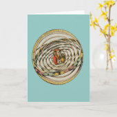 Unendliche Jest Blank Grußkarte Karte (Gelbe Blume)