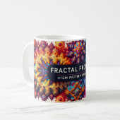 Unendliche Komplexität Mandelbrot-Tasse Kaffeetasse (Vorderseite Links)
