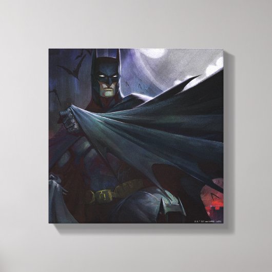 Unendliche Krise Batman Illustration Leinwanddruck (Vorderseite)
