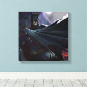 Unendliche Krise Batman Illustration Leinwanddruck (Insitu (Holzboden))