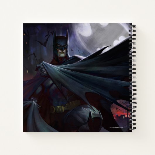 Unendliche Krise Batman Illustration Notizblock (Rückseite)