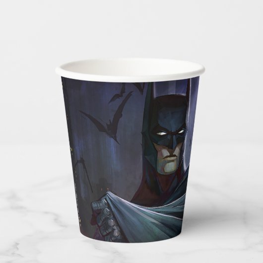 Unendliche Krise Batman Illustration Pappbecher (Vorderseite)
