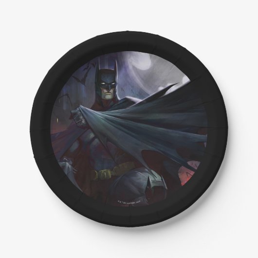 Unendliche Krise Batman Illustration Pappteller (Vorderseite)