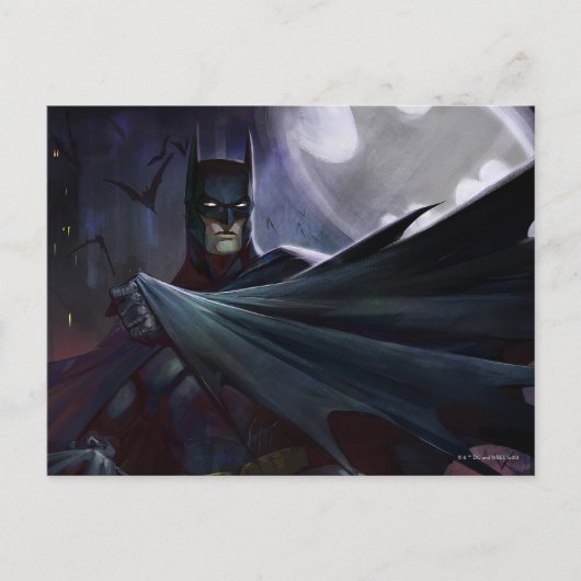 Unendliche Krise Batman Illustration Postkarte (Vorderseite)