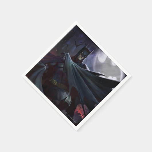 Unendliche Krise Batman Illustration Serviette (Ecke)