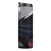 Unendliche Krise Batman Illustration Thermosbecher (Nach rechts gedreht)