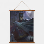 Unendliche Krise Batman Illustration Wandteppich Mit Holzrahmen (Vorderseite)