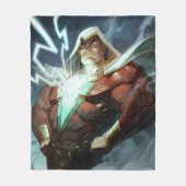Unendliche Krise Shazam Illustration Fleecedecke (Vorderseite)