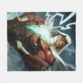 Unendliche Krise Shazam Illustration Fleecedecke (Vorderseite (Horizontal))