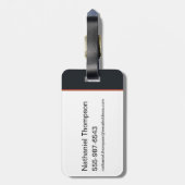 Unendliche Krise Shazam Illustration Gepäckanhänger (Rückseite vertikal)