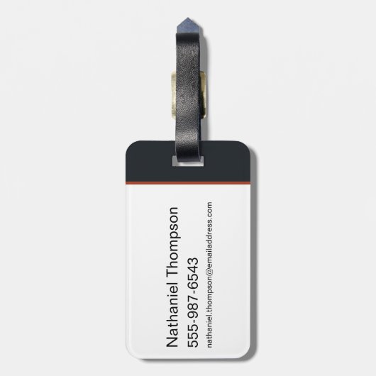 Unendliche Krise Shazam Illustration Gepäckanhänger (Rückseite vertikal)