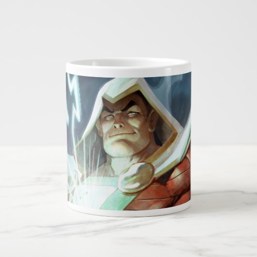 Unendliche Krise Shazam Illustration Jumbo-Tasse (Vorderseite)