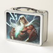 Unendliche Krise Shazam Illustration Metall Brotdose (Rückseite)